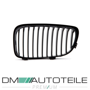 Set of Kidney Front Grille Black Matt fits on BMW E81 E82 E88 E87 FACELIFT 2007>