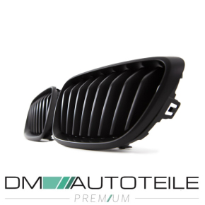 Set Performance Kühlergrill für BMW 2er F22 F23 passend auch M2 Schwarz Matt