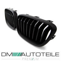 SET Kidney Front Grille Performance Black Matt fits on BMW F