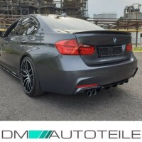Sport-PERFORMANCE Black Gloss Front Spoiler Splitter + Rear 