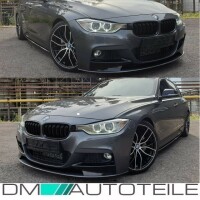Sport-PERFORMANCE Black Gloss Front Spoiler Splitter + Rear 