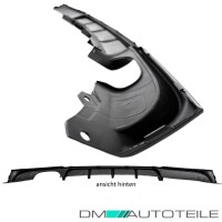 Sport-PERFORMANCE Black Gloss Front Spoiler Splitter + Rear 