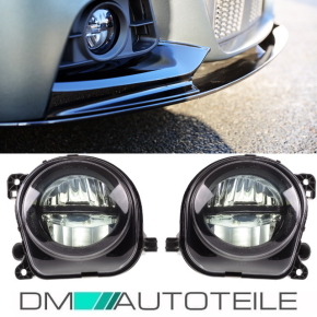 SET LED Fog Lights Lamps Smoke Black fits BMW F10 F11 F07 GT LCI Facelift up 13>