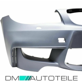 Sport Front Bumper ABS w/o PDC +2x Air Ducts fits on BMW E81 E82 E87 E88