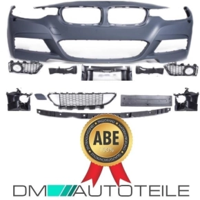 ABS Sport Front Bumper w/o PDC fits on BMW F30 F31...