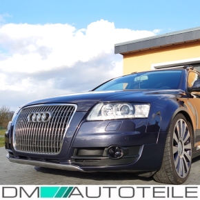 Nebelscheinwerfer SET H7 für Audi A6 4F Serie (4F2/4F5) Vorfacelift in Klarglas Schwarz / Smoke 