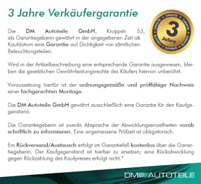 Satz H7 Nebelscheinwerfer Klarglas Smoke passt für Audi A6 4F Serie( 4F2/4F5) Bj 2004-2008