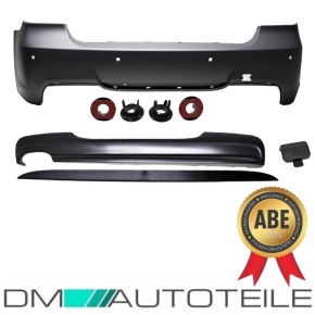 Rear Bumper PDC+ Diffusor fits on BMW E90 Series ABS 05-11 also M-Sport FACELIFT