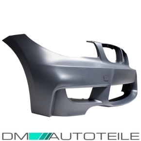 Sport Front Bumper ABS w/o PDC +Fogs Cover and Spoiler  fits on BMW E81 E82 E87 E88 