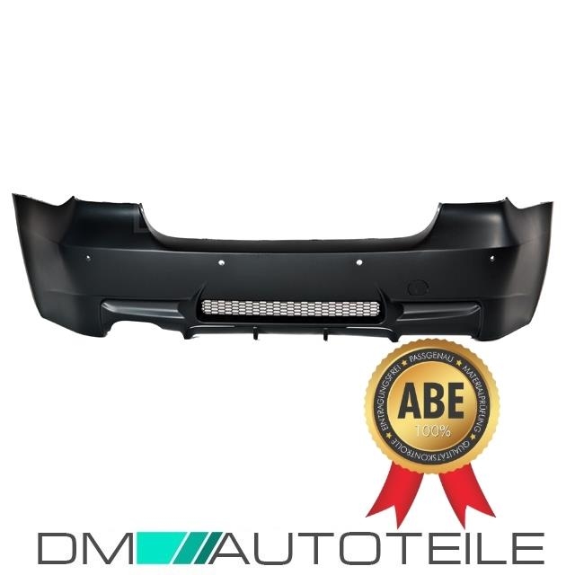 Evo Sport Rear Bumper Sedan Black Duplex Diffusor Fit On Bmw E90 W O M3 M 05 11