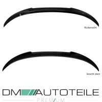 Sport-Performance Rear Trunk Spoiler Lip Black Gloss fits on