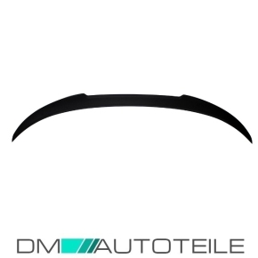 Sport Rear Trunk Spoiler Lip Black Matt +3M fits on BMW 4 F33 Convertible w/o M4