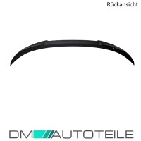 Sport Rear Trunk Spoiler Lip Black Matt +3M fits on BMW 4 F3