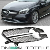 Kühlergrill Silber passt für Mercedes A-Klasse W17