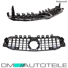 Kidney Front Grille Black Chrome  fits on Mercedes A-Class W177 for PDC  w/o Camera to Sport-Panamericana GT 