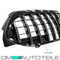 Kidney Front Grille Black Chrome  fits on Mercedes A-Class W