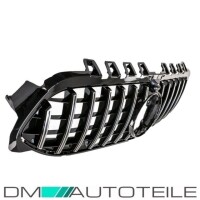 Kidney Front Grille Black Chrome fits on Mercedes A-Class W1