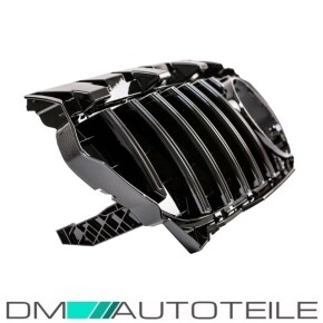 Kidney Front Grille Black Gloss fits on Mercedes W117 CLA up 13-16 to Sport-Panamericana GT 