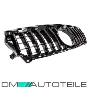 Kidney Front Grille Black Gloss fits on Mercedes W117 CLA up 13-16 to Sport-Panamericana GT 