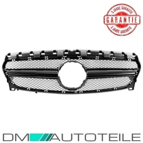 Sport Kühlergrill Schwarz Glanz passt für Mercedes CLA Mopf W117 C117 X117 16-19