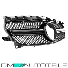 Sport Kühlergrill Schwarz Glanz passt für Mercedes CLA Mopf W117 C117 X117 16-19