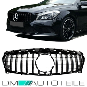 Kidney Front Grille Black fits on Mercedes CLA 117 X117 Facelift 16-19 to Sport-Panamericana GT 