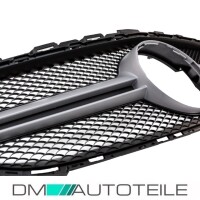 Kidney Front Grille Black Silver fits on Mercedes C-Class W2