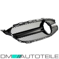 Sport Front Radiator Grille black gloss+ camera fits on Merc