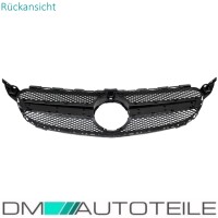 Sport Front Radiator Grille black gloss+ camera fits on Merc