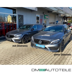 Sport Kidney Front Grille Black fits on Mercedes C-Class W205 Facelift up 2018 to Panamericana GT 