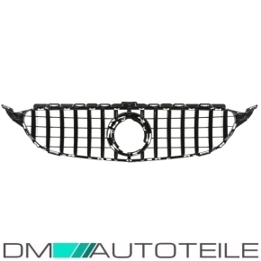 Sport Kidney Front Grille Black fits on Mercedes C-Class W205 Facelift up 2018 to Panamericana GT 