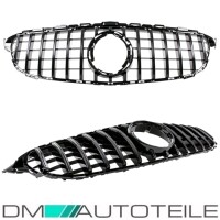 Sport Kidney Front Grille Black fits on Mercedes C-Class W20