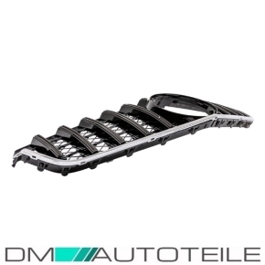 Front Grille Black Gloss fits on Mercedes E-Class Coupe Convertible A207 C207 up 2009-2013 to Sport-Panamericana GT 