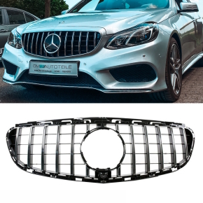 Radiator Front Grille Black Chrome  fits Mercedes E-Class W212 S213 Facelift up 2013 Panamericana GT