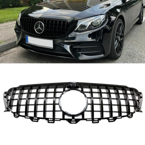 Sport-Panamericana Kühlergrill für Mercedes E-Klasse W213 / S213 / C238 / A238 Vorfacelift mit AMG-Line nicht für E63 AMG