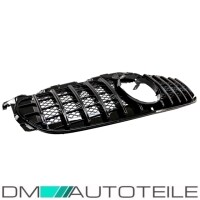 Radiator Front Grille Black fits Mercedes R172 SLC up 2016 t