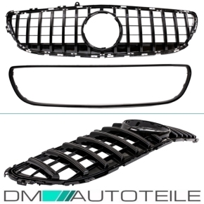 Kidney Front Grille Black Gloss fits Mercedes CLS W218 Facelift up 2014 to Sport-Panamericana GT 