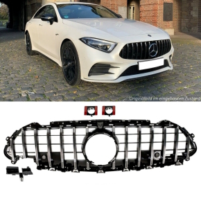Kidney Front Grille fits on Mercedes CLS C257 PDC / Camera to Sport-Panamericana GT 