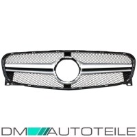 Sport Kühlergrill Silber Alu Matt passt für Merced