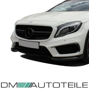 Kühlergrill Schwarz Glanz passt für Mercedes GLA X156 auch AMG Bj 13-16