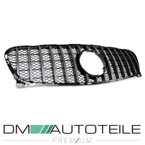 Kidney Front Grille Black Chrome fits on GLA X156 up 2013-2017 to Panamericana GT 