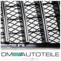 Kidney Front Grille Black Chrome fits on GLA X156 up 2013-20