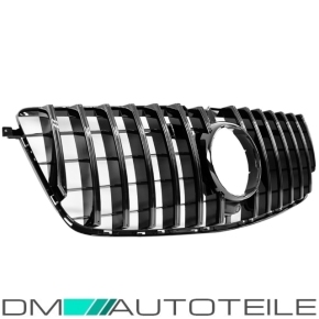 Front Grille Black Gloss fits on Mercedes GL X166 up 12-15 to Sport-Panamericana GT 