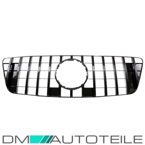 Front Grille Black Gloss fits Mercedes ML W164 up 2009 to Sport-Panamericana GT 
