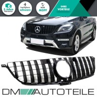 Front Grille Black Gloss fits Mercedes ML W166 Year 11-15 to