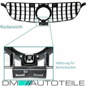 Kühlergrill Schwarz passt für Mercedes W166 C292 ab 2015-2018 auf Sport-Panamericana GT 