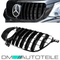 Kidney Front Grille Black Gloss fits on Mercedes W166 GLE up