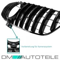 Kidney Front Grille Black Gloss fits on Mercedes W166 GLE up