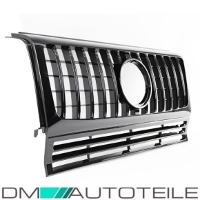Front Grille Black Gloss fits on all Mercedes G-Class W463 to Sport-Panamericana GT 