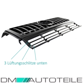 Front Grille Black Gloss fits on all Mercedes G-Class W463 to Sport-Panamericana GT 